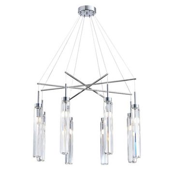 Подвесная люстра 8*G9 4524+4/S chrome хром DIVA Newport