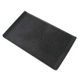 Блюдо прямоугольное 33,5*20,5 см с бортами Side Up2 Black Raw Wood P.L. Proff Cuisine [2]
