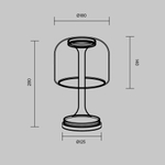 Настольная лампа светодиодная Maytoni Spirito MOD286TL-L8W3K