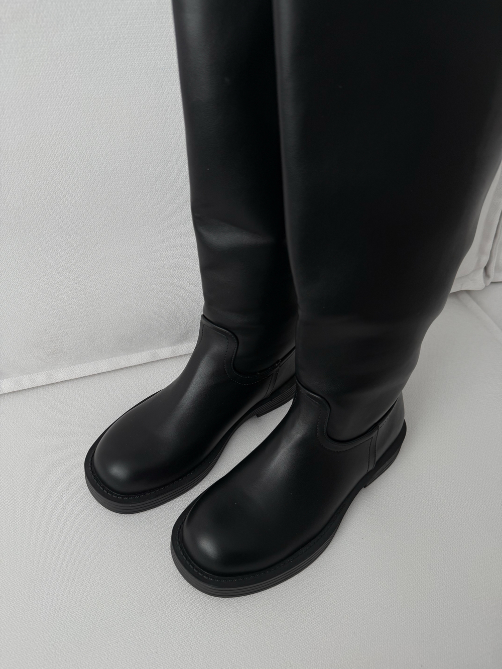 Сапоги из эко кожи