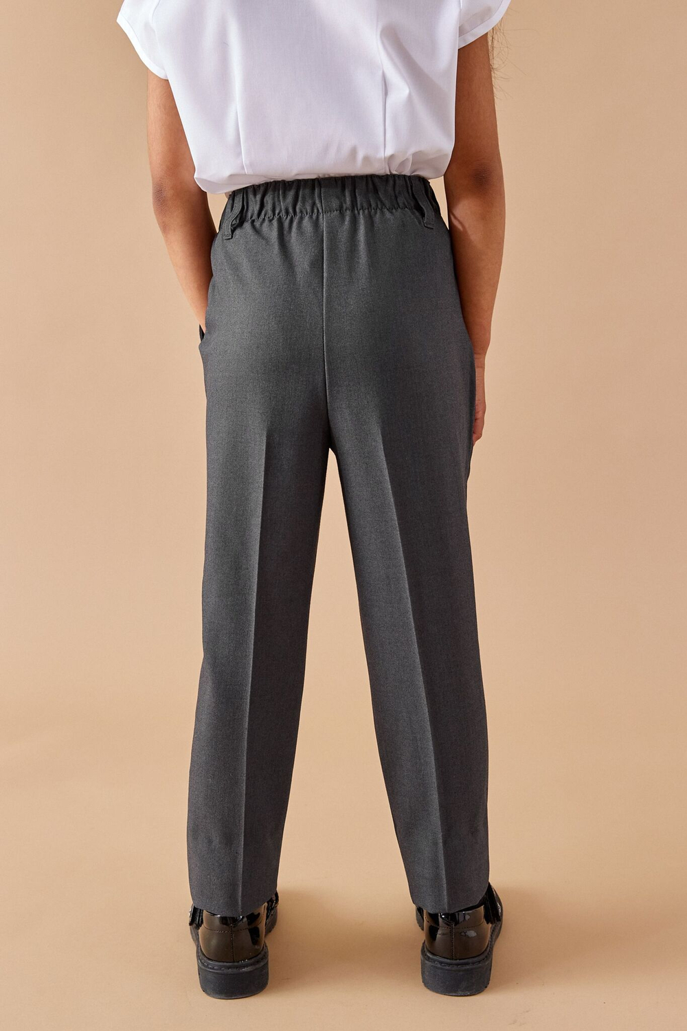 Брюки школьные для девочки Next M82-158, Серый