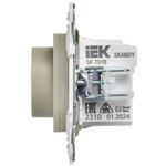SKANDY Термостат электронный с индикацией SK-T01B бежевый IEK