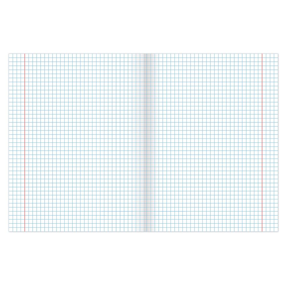 Тетрадь А5, 48 л., BRAUBERG ЭКО, клетка, обложка картон, МОНОХРОМ 2, 402043, 1шт