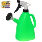 Лейка с пульверизатором 0,9л зеленая