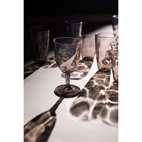 Набор бокалов для вина hollow, 430 мл, серо-коричневый, 4 шт.