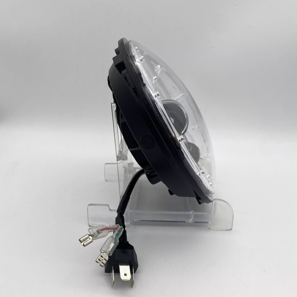 Светодиодная фара, 55 Вт, 7 дюймов, алюминий + повторителя поворота + дхо