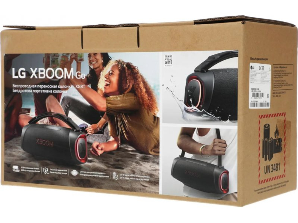 Портативная акустика LG Xboom XG8T черный