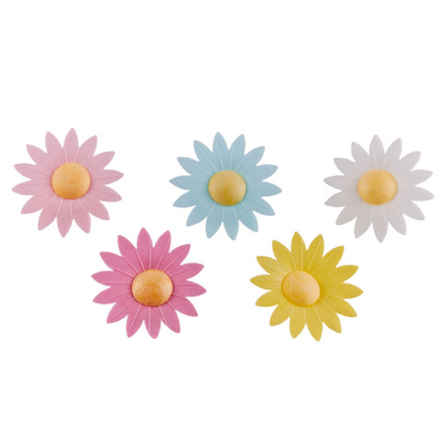 Вафельные маргаритки, микс, 10 шт