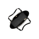 Michael Kors Reed Large Logo Tote Bag Vanilla Black