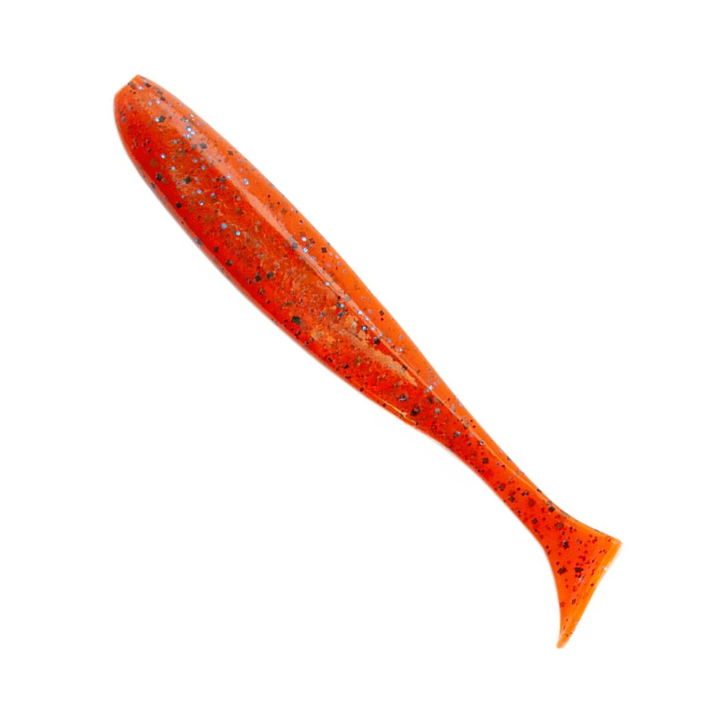 Приманка силиконовая Keitech Easy Shiner 4" PAL #01 Chartreuse Red Flake, 3 упаковки по 7 штук