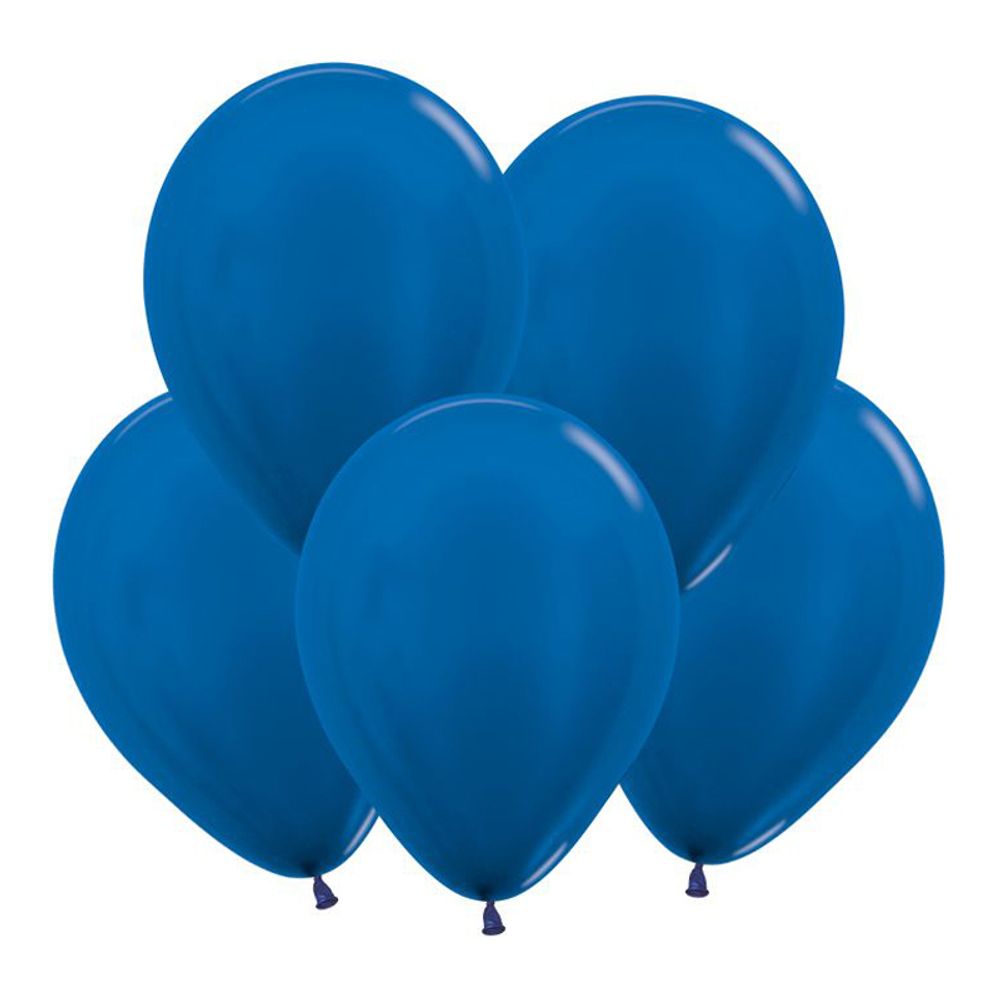S 12&quot; Металл Синий / Blue / 10 шт.