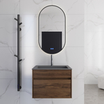 Тумба под раковину Vincea Chiara 600 подвесная, 1 выкатной ящик soft-close, C.Oak