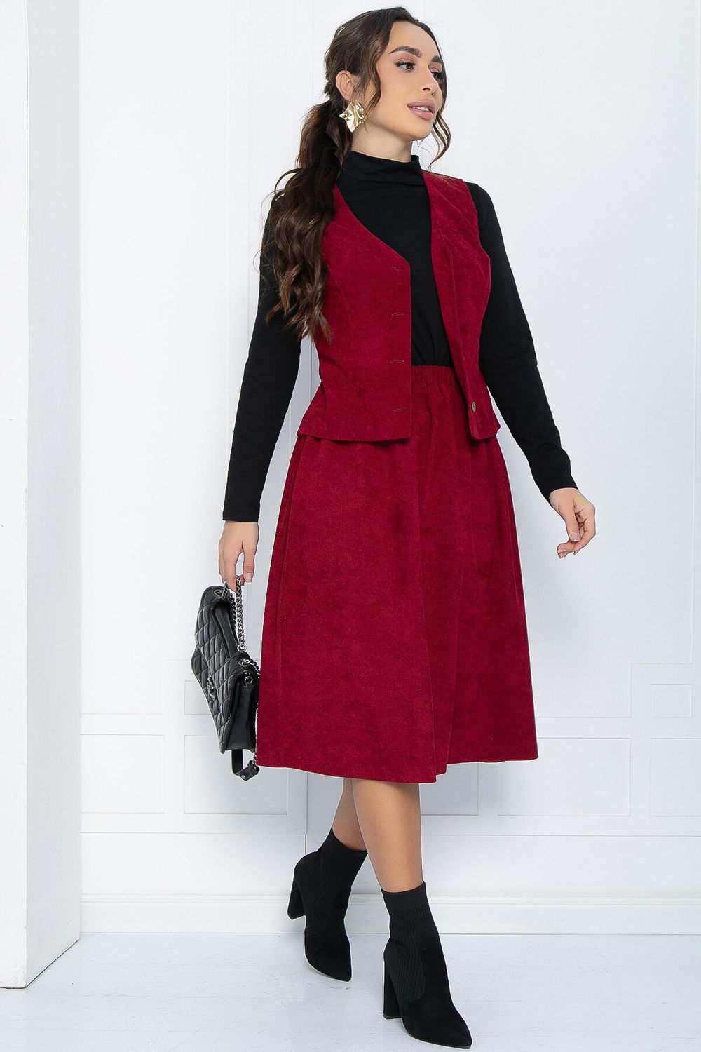 Костюм Жанет (вишневый) К12029 LT Collection