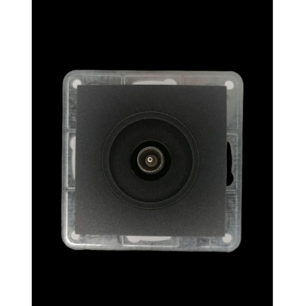 Розетка ТВ конечная Profitec Tesla графит