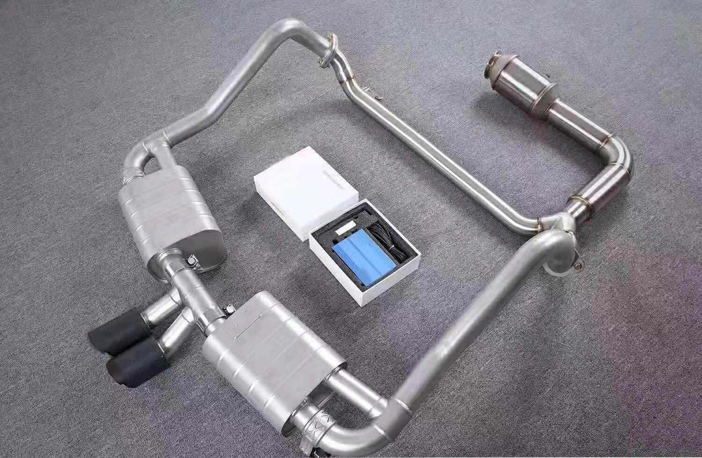 Спортивная выхлопная система с заслонками для Porsche 718 Boxster/Cayman 982 (2.0T и 2.5T) Порше Кайман