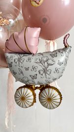 Воздушные шары на выписку для девочки №8926