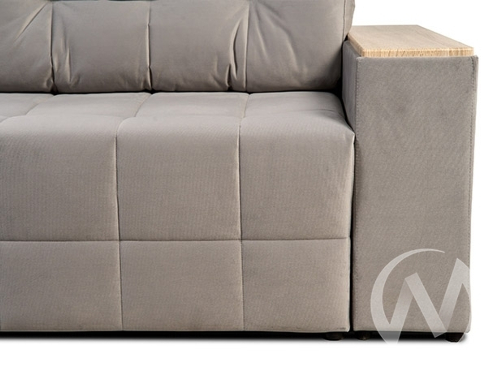 Диван прямой Элегант БД (2022) ДЕКОР ДУБ/GROUND 05 (серый)