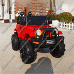 Детский электромобиль "Wrangler 218" красный, стандартная комплектация