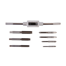 WDK-TS0312 Набор метчиков М3-М12, 8 предметов, метрическая резьба