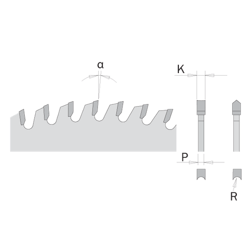 Диск пильный 160x20x2,6/1,8 10° HDF Z=34 287.034.06H