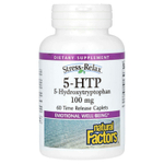 Natural Factors, Stress-Relax, 5-HTP, 100 мг, 60 капсул с медленным высвобождением