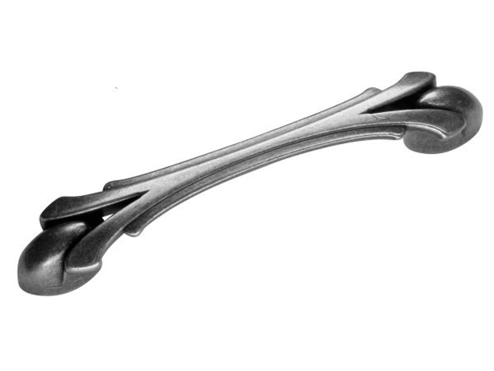 Ручка мебельная скобка EDSON 1500 ANTIQUE SILVER 96мм /25