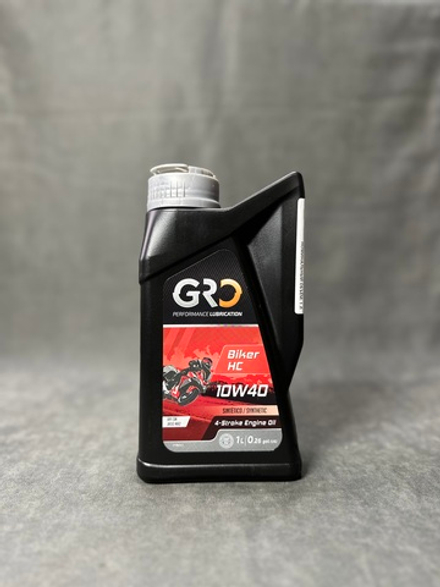 Масло моторное для мотоциклов GRO BIKER HC 10W40, 1л
