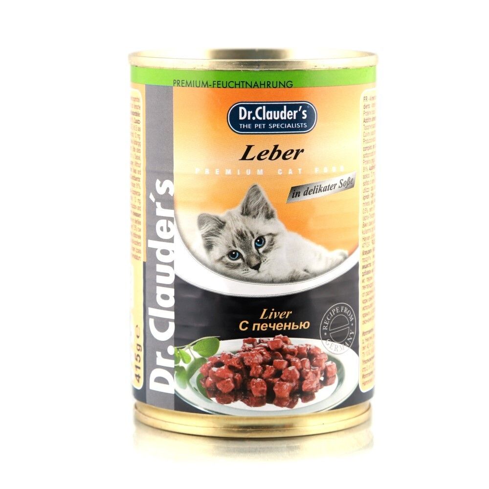 Dr.Clauder`s 415 г - консервы для кошек с печенью