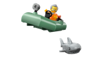 Конструктор Лего Сити Погоня на полицейском катере 60456 | LEGO City Police Boat Chase | игровой набор 264 детали 6+