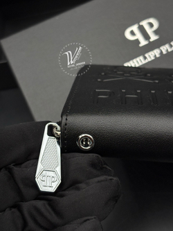 Кожаный кошелек на молнии Philipp Plein