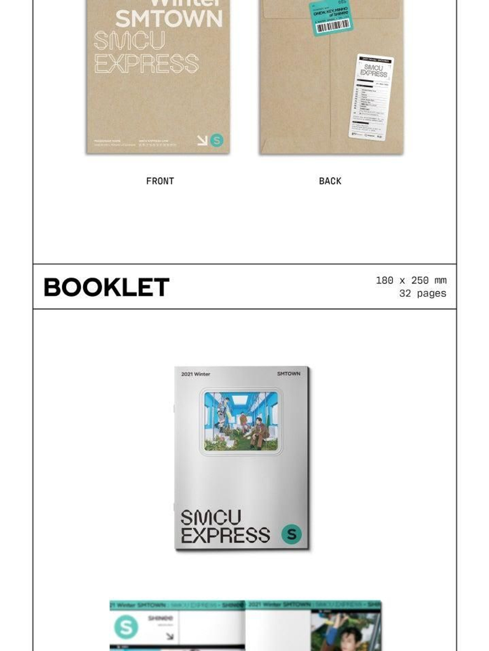 Альбом ONEW, KEY, MINHO - 2021 WINTER SMTOWN : SMCU EXPRESS