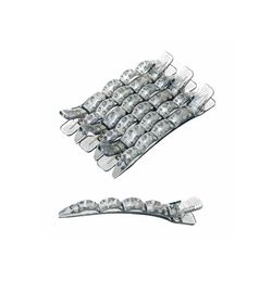 Зажимы для волос Harizma h10901-15 (10см, серый, 6шт)