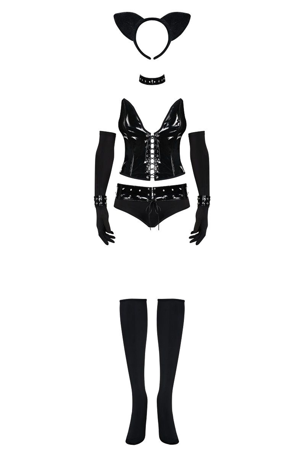 Костюм кошки Pussycat (Размер: L-XL) (Цвет: черный)