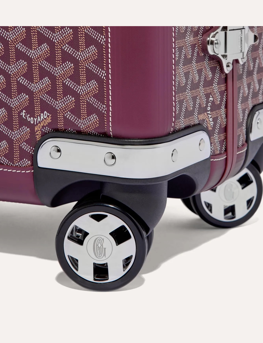 Чемодан Goyard Bourget PM Trolley Case "Burgundy"
