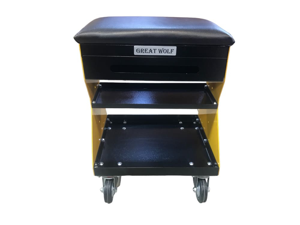 Подкатной ремонтный стул GWT-Y1 Great Wolf (желтый)