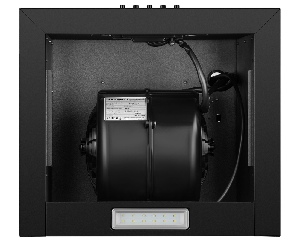 Кухонная вытяжка MAUNFELD Box Push 40 черный фото 9