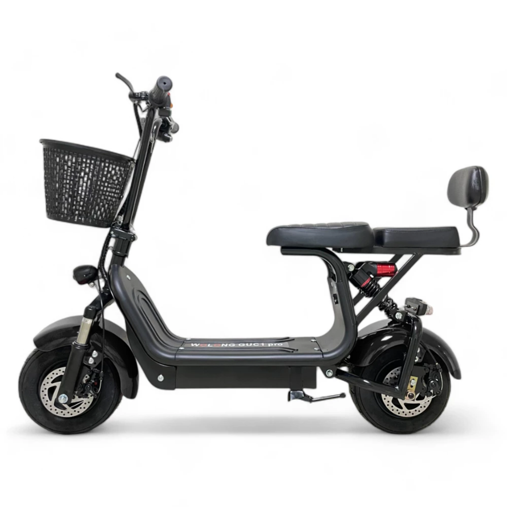 Электроскутер CityCoco WOLONG C1 PRO 48V 11Ah 800W Черный