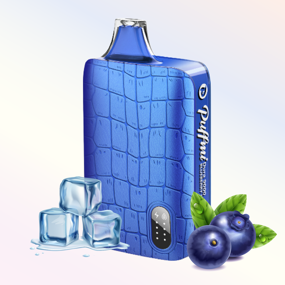 Puffmi Dura Blueberry ice (Черника-лёд) 9000 затяжек 20мг Hard (2% Hard)