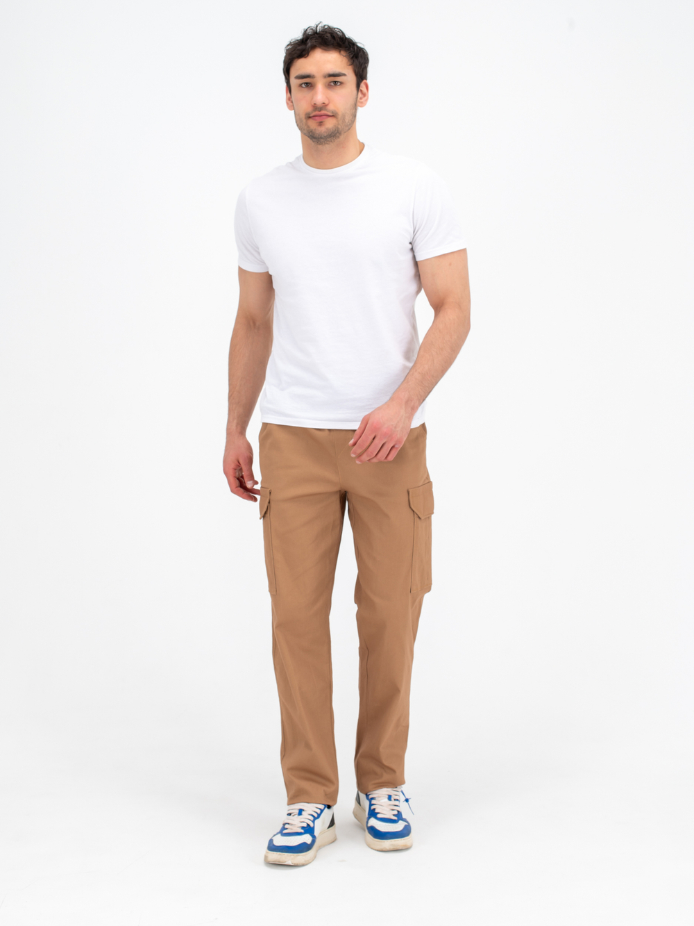 Карго джоггеры прямые. Кэиел