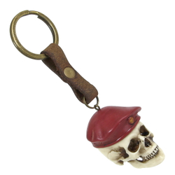 Брелок Череп в берете (107)