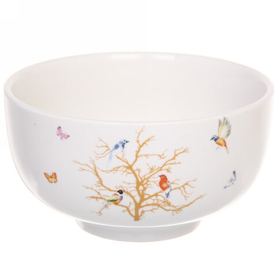 Салатник керамический «Райский сад» 11,5*6см, белый