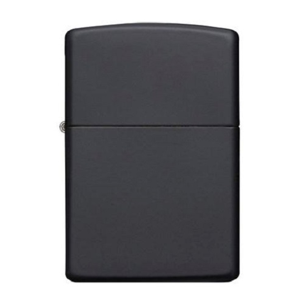 Набор Zippo (зажигалка Zippo 218 Black Matte и газовый вставной блок с двойным пламенем)