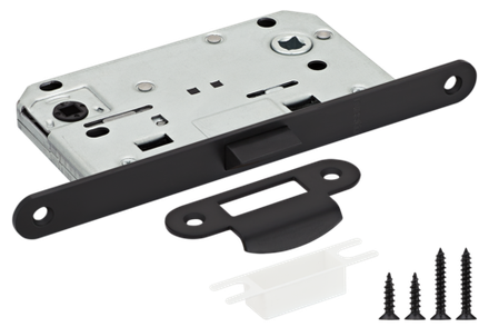 Защелка сантехническая бесшумная Rucetti RP1895 BL Цвет - черный