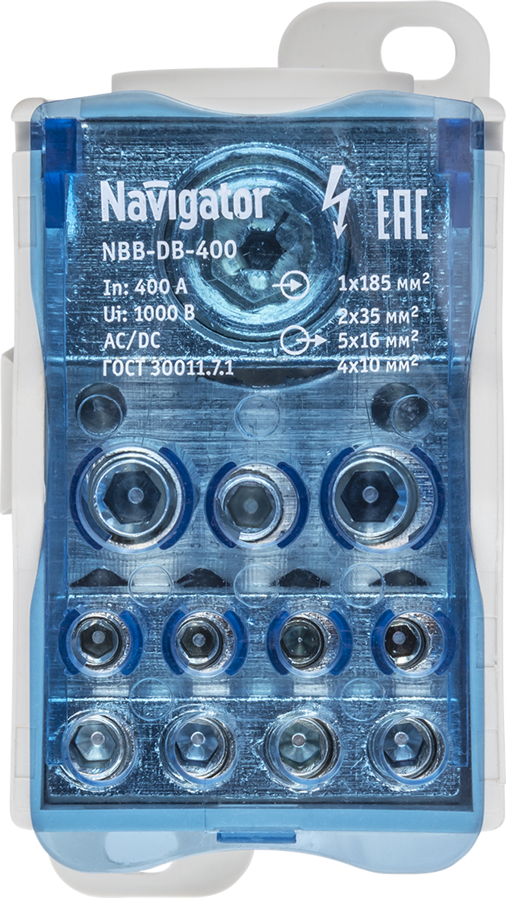 Блок распределительный Navigator 61 082 NBB-DB-400 (1 шт/упак)