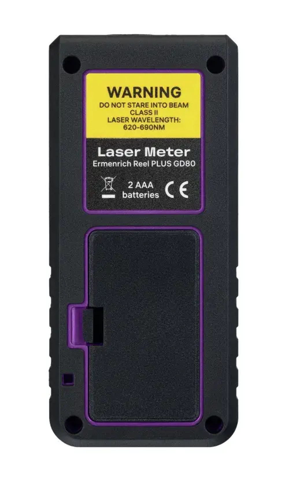 Лазерная рулетка Ermenrich Reel PLUS GD80, фиолетовый