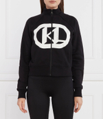 Худи kl logo zip up Karl Lagerfeld - черный(235W1820)