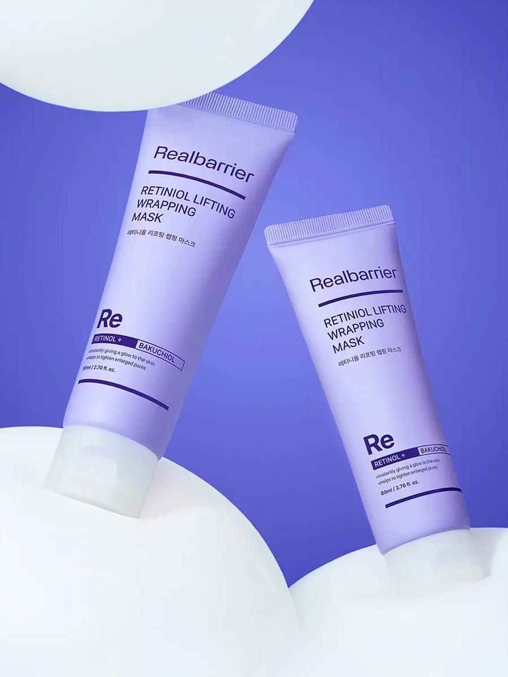 Real Barrier Маска-плёнка с ретинолом и коллагеном для лифтинга Retiniol Lifting Wrapping Mask 80 мл