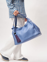 Кожаная сумка Deboro 30428 сиреневый закат