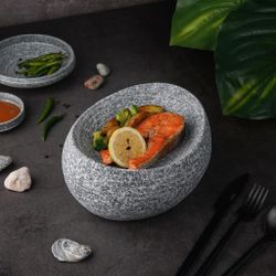 Салатник 190 мл 23*18,5 см h10 см Stone Untouched Taiga P.L. Proff Cuisine [1]