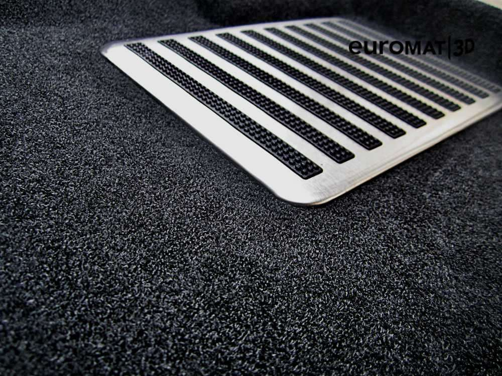 Коврики салона для MERCEDES W204 (C-Class) (2008-) Euromat 3D Lux черные. Арт. EM3D-003503